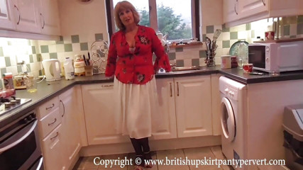Housewife Rosemary happily takes it up the ass before swallowing spunk