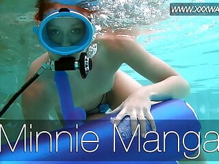 Minnie Manga beautiful underwater pornstar