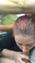 Road head (cum in mouth)