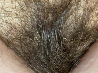 extreme close up scenes on my hairy pussy big bush fetish video 4k HD