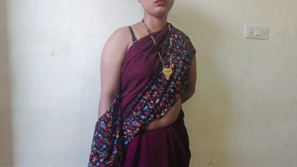 Indian desi wife was cheat her husband and getting fuck with room owner for room rent in clear dirty Hindi audio language
