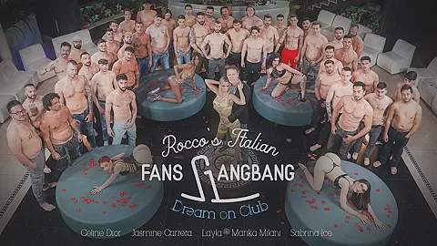 Five Starlets + Gang Of 39 Fans = Orgy, Scene #01
