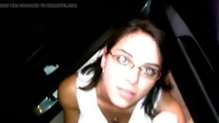 Public facial latina glasses