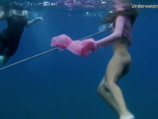 Swimming Naked Russian Babes