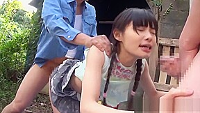 Petite Japanese Fingerfucked