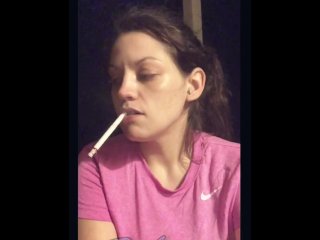 Dangling smoke fetish