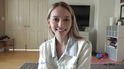 Lily Comes Over and Seems a Little Shy, but You Open Her Right up