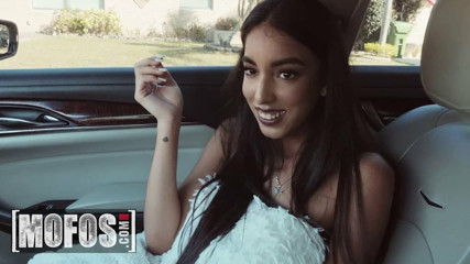 Slutty Claire Black Asks Tony For A Ride Who Can Resist A Hot Chick Running Naked In The Streets - Mofos