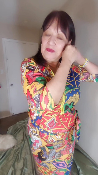 Masturbating After an Evening Out, Undressing & Putting on My Granny Nightgown