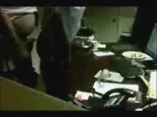 Wife bent over for boss, and his little dick