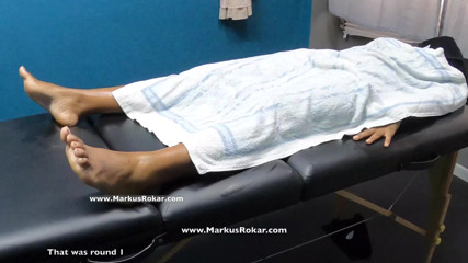 Sexy Black gets Pussy Oiled Massage - Fingering Fuck Orgasm