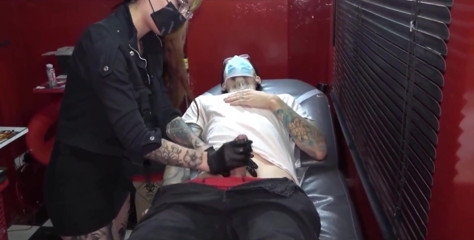 Cock Piercing with a Happy Ending! Threesome with Mei Pang & John Lemon