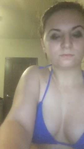 Showing perky tits