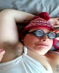 Cum on hairy armpits