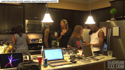 blonde fucked by black guy during party