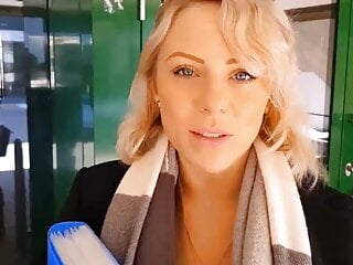 Curious student get's fucked in a car