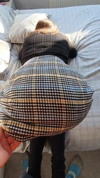 Hubby takes her knickers down and fucks her after work