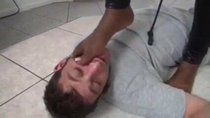 Ebony Long Toenail Foot Domination 2