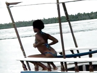 Brazilian Teen Fucked in the Beach by 3 BBC