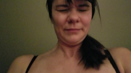 amateur wife cowgirl orgasm in lingerie