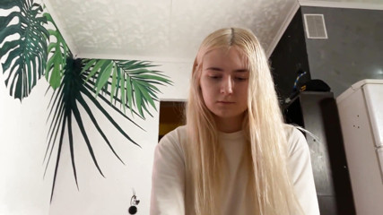 Blonde Girlfriend Giving Me a Nice Blowjob Before Going to My Job