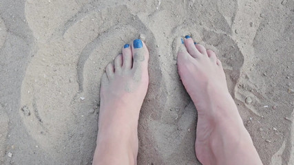 Playing With My Feet In The Sand