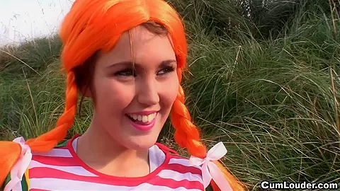 Redhead Pippi screwed by a massive pecker