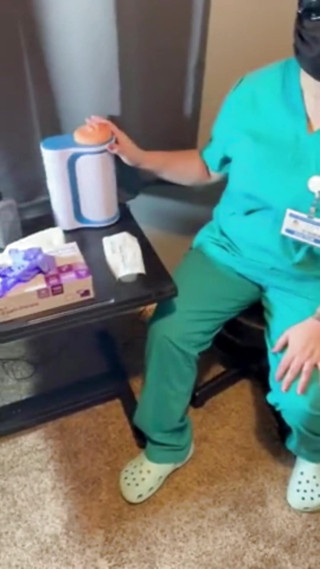 Sperm bank nurse recognized me and offered to help with machine