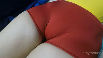 I lay down in tight shorts and a swimsuit for my br watch.