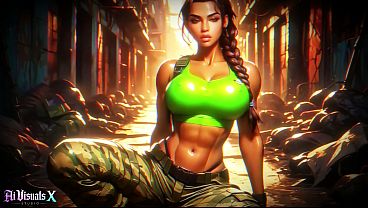 Unfinished Works Compilation 01 - Busty Blonde, Japanese Kimono Girl, Succubus Titfuck, Latina Military & Waitress (4K AI Generated)