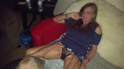 My friend licks my wife to several orgasms