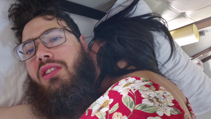 I'm Heading to the Hotel with My Sexy Brunette Girlfriend I'm Going to Make Her Eat My Huge Cock, Haha
