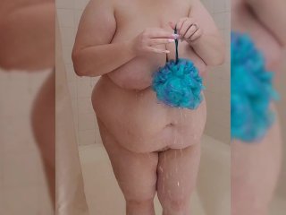 BBW Becca Bunny Massive Tits in Shower