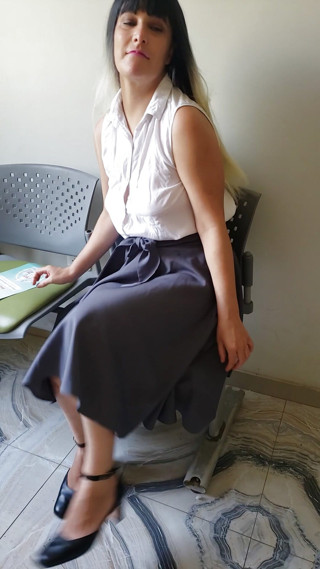 Secretary Is Showered With Pee In The Bathroom Of A Dental Office