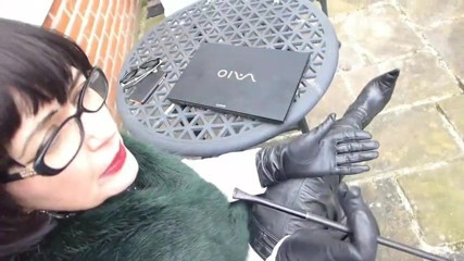 Smoking leather milf in thigh boots sucks and fucks