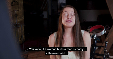 Redhead Sexy Teen is on Torment Chair