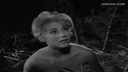 Z. Laskari undressed in white satin panties and bra 1961