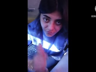 Gran mamada en el coche