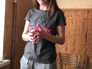 Брат Помог Расслабиться Сводной Сестре Перед Первым Свиданием. Русское Любительское с Разговорами
