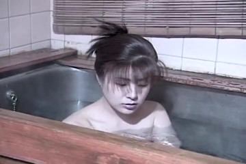 Solo Asian Teen Rubs Her Hairy Twat in the Jacuzzi