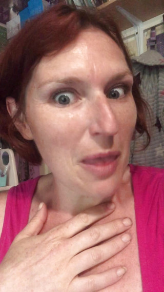 I needed a pee whilst feeling horny, so I walked past the bathroom and headed to my bed