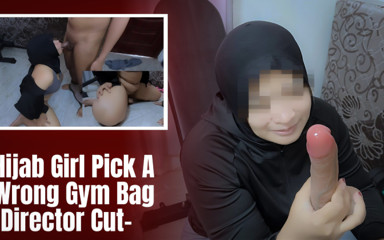dc Asian Hijab Girl Pick a Wrong Gym Bag, Dildo in Her Pussy and Dick in Her Mouth - Minokiiko