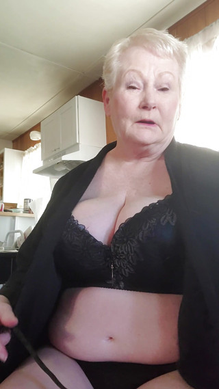 Horny Granny Helps Grandson With Jerk Off Instructions