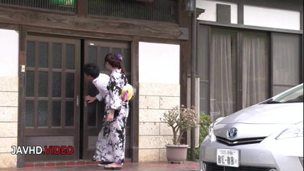 Sexy Kimono Babe Maya Kawamura Takes Rough Fuck and Swallows Load