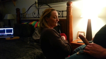 Amateur Cuckolding MILF Sucks Husband And His Best Friend
