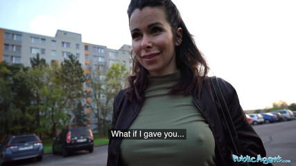 Public Agent – Stunning brunette with fantastic tits fucked