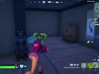 Fortnite gameplay (Zoey pantless)