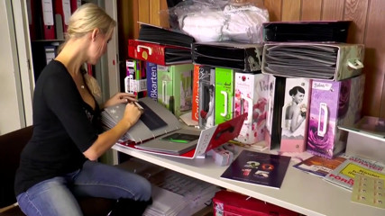 Sexy Blonde Secretary Gets Fucked Hard by Her Boss