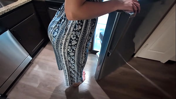 teasing and fucking in the kitchen