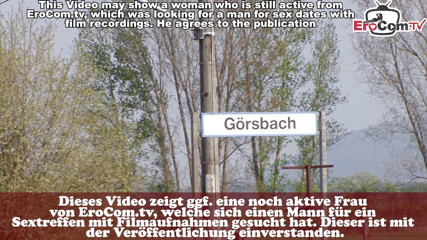 Public Sex at Train Station with german skinny tall blonde slut